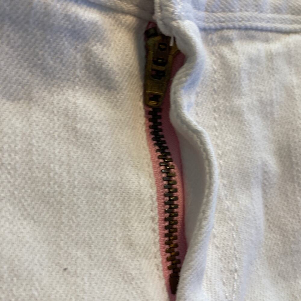 Sz 6 Lilly Pulitzer white straight crop jeans - Picture 12 of 12